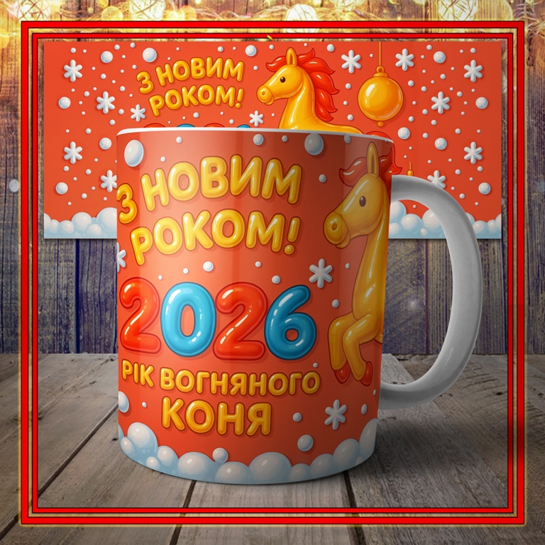 Чашечка  "Рік вогняного коня"