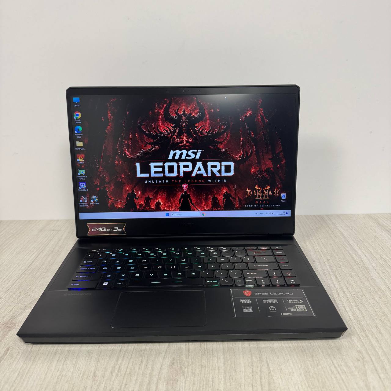 MSI GP66 Leopard 11UH 240Hz SSD 1024GB