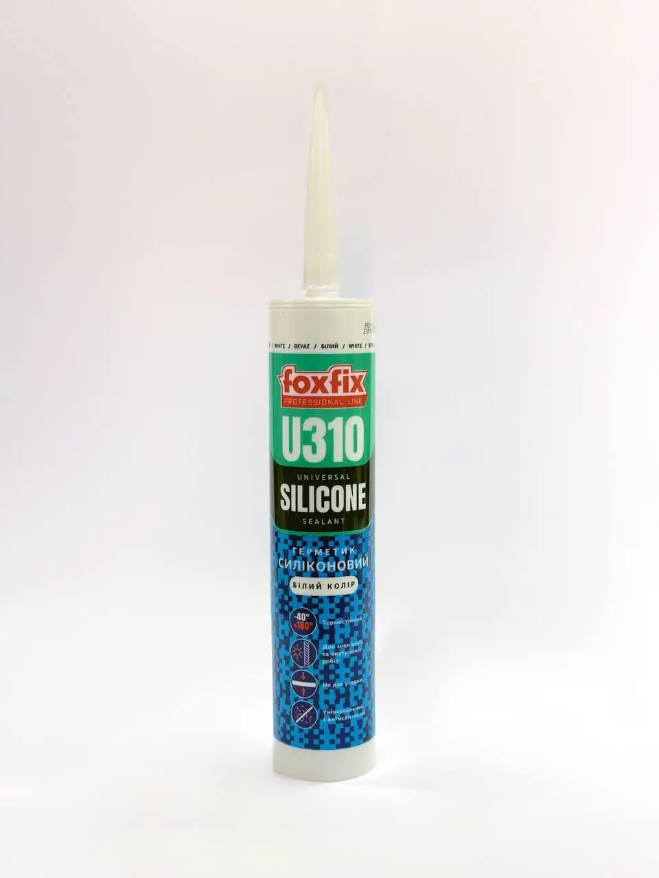 Силіконовий герметик FOXFIX U310 310ml Універсальний