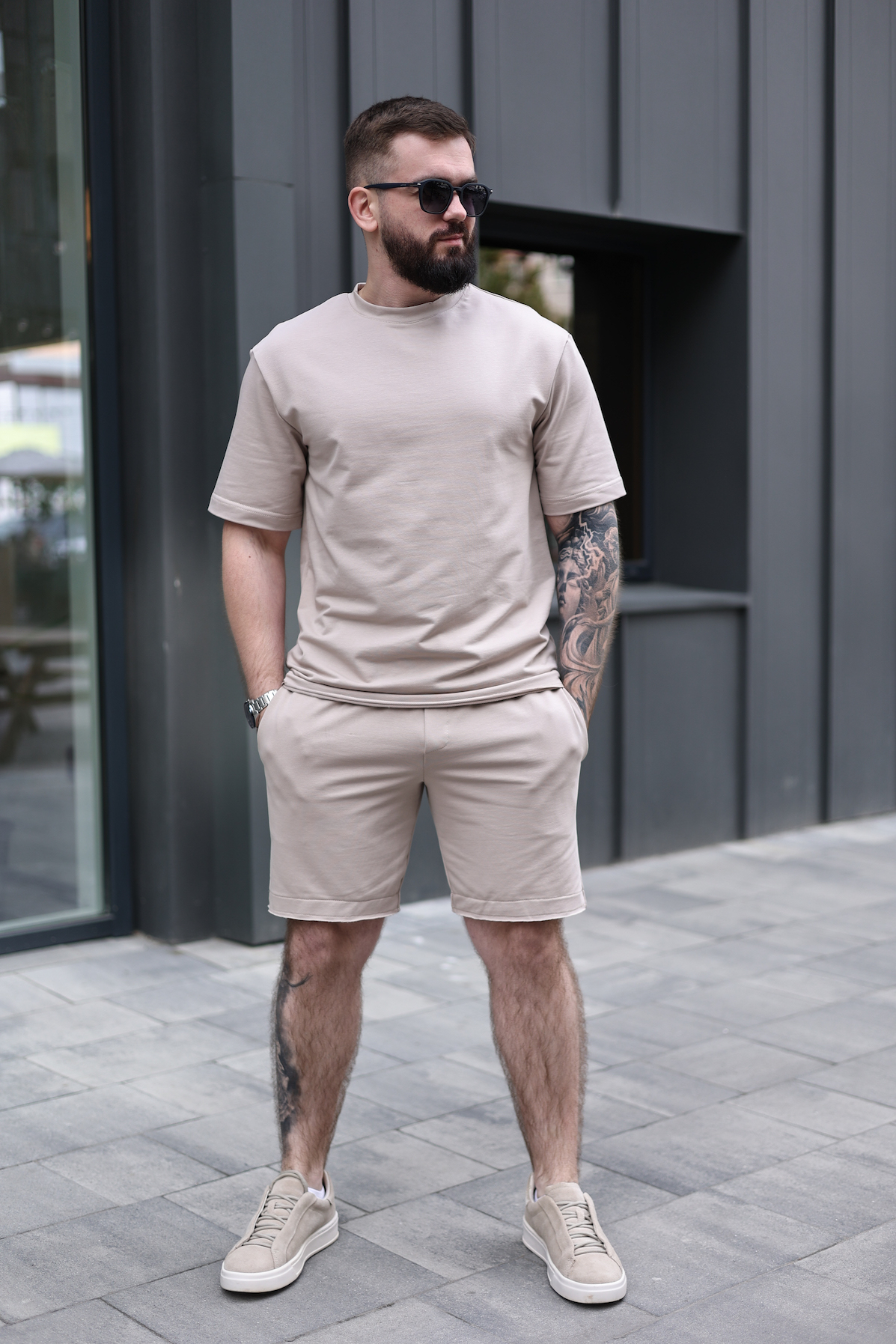 Комплект чоловiчий «Breeze» футболка + шорти (S, M, L, XL, 2XL, 3XL)