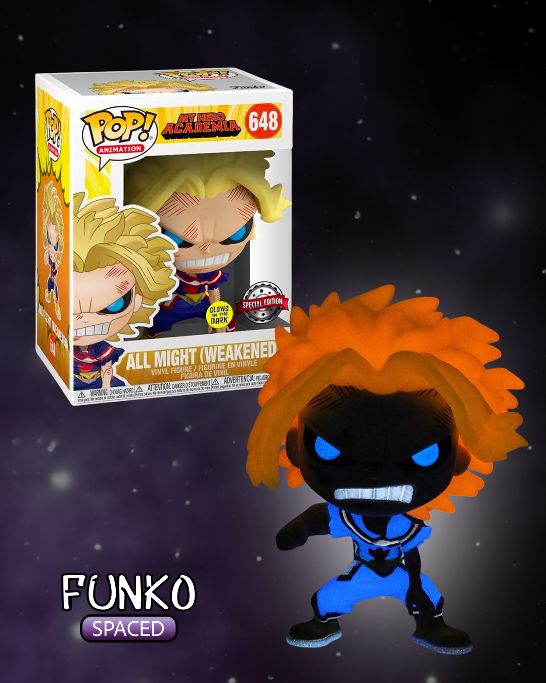 Фігурка Funko Pop My Hero Academia - All Might (Weakened) | Фанко Поп Моя геройська академія - Всемогутній #648