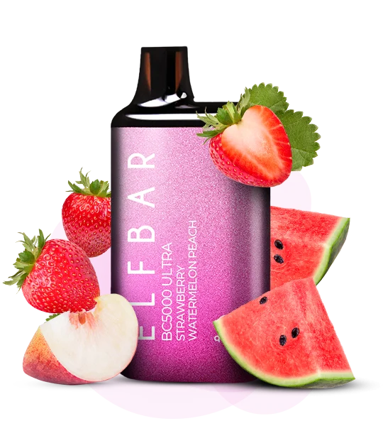 ELF ULTRA5000 Strawberry Watermelon Peach (Полуниця Кавун Персик)