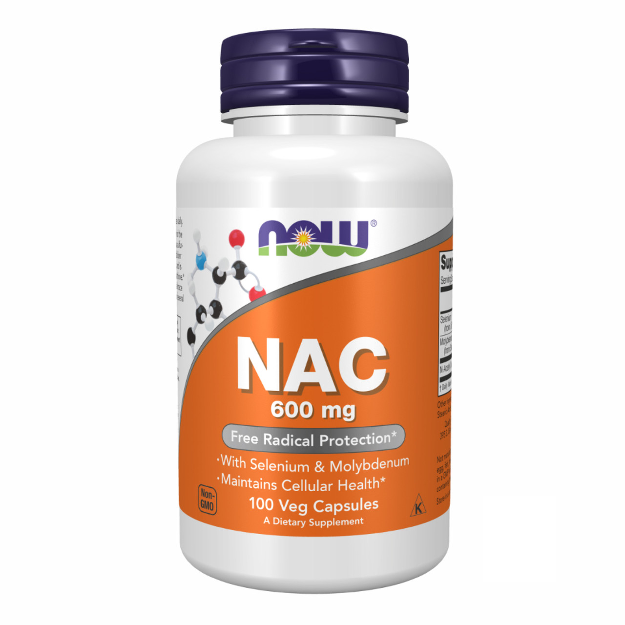 N-ацетилцистеїн, NAC-Acetyl Cysteine 600mg - 100 vcaps
