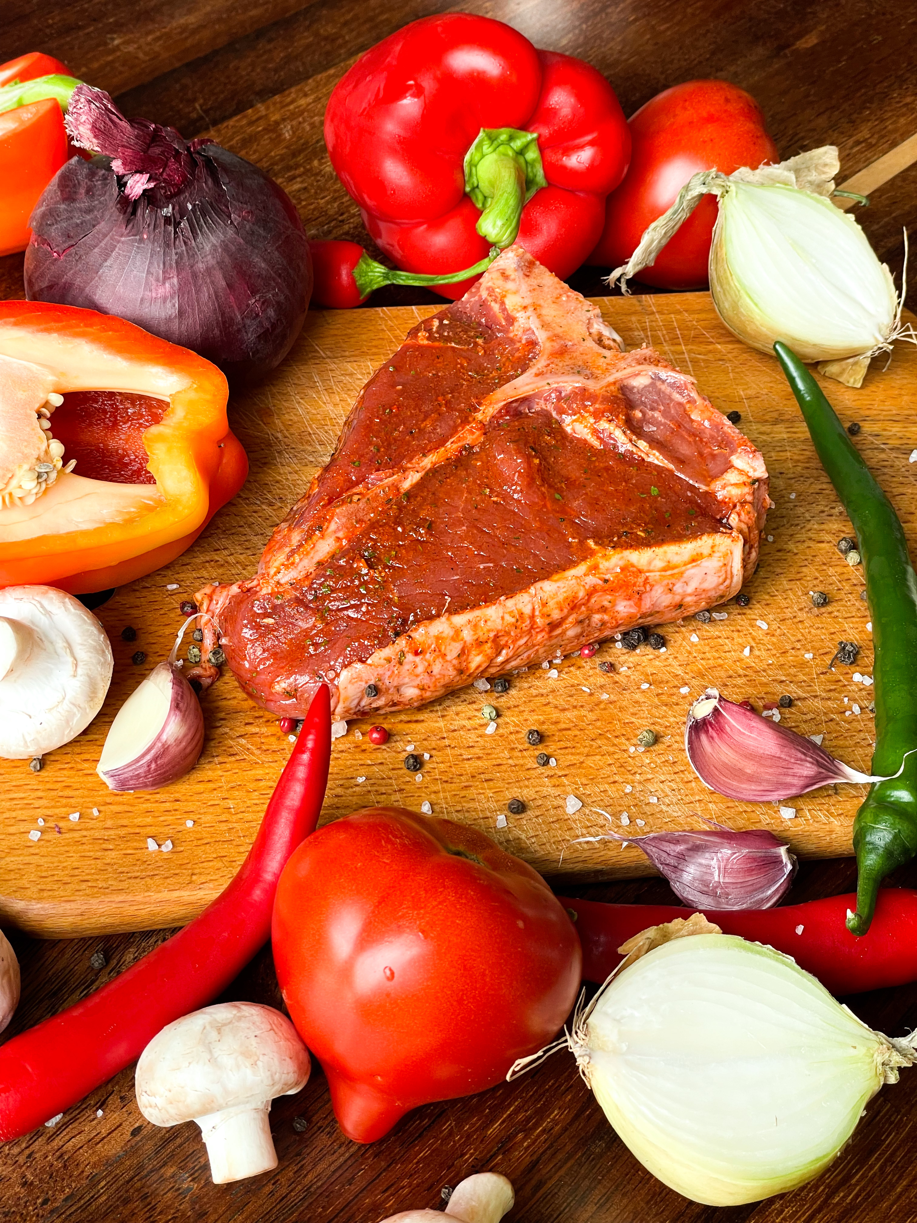 4. Маринований стейк T-bone