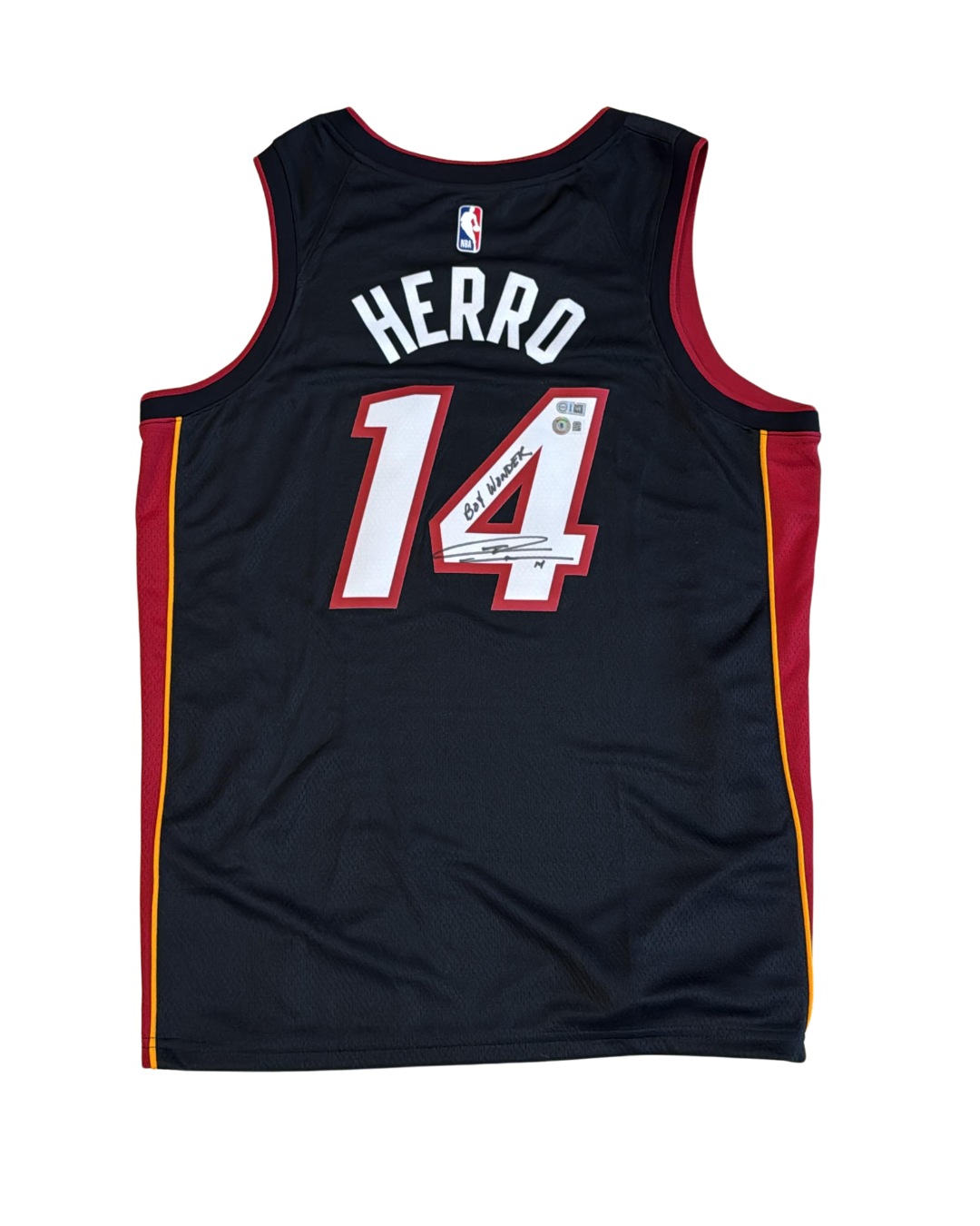 JERSEY TYLER HERRO SIGNED CERTIFICADO BECKETT