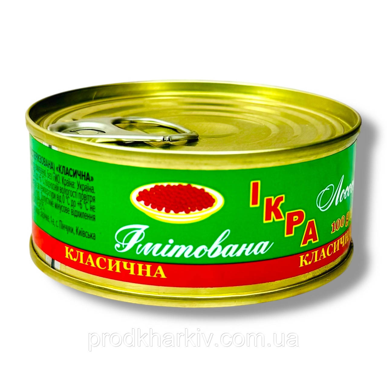 Икра красная лососевая 100 грамм Жб классическая (имитация) "100%Икорно"