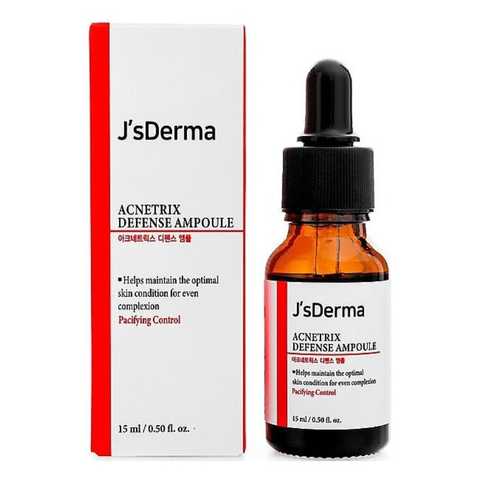 Сироватка відновлювальна для проблемної шкіри J’sDerma Acnetrix Defense Ampoule 15 ml