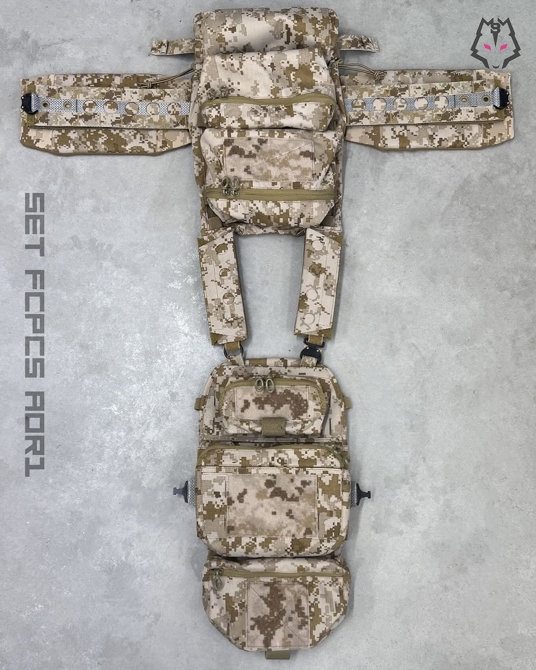 Низькопрофільний полегшенний анатомічний плейт-керієр "MBM GEAR FCPC 5 AOR1" від українського бренду "MBM GEAR".