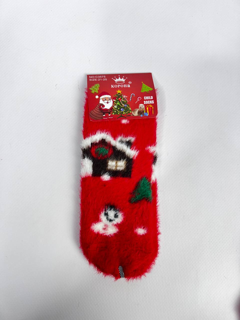 Носочки ангорові новорічні дитячі ( 21-25) розмір