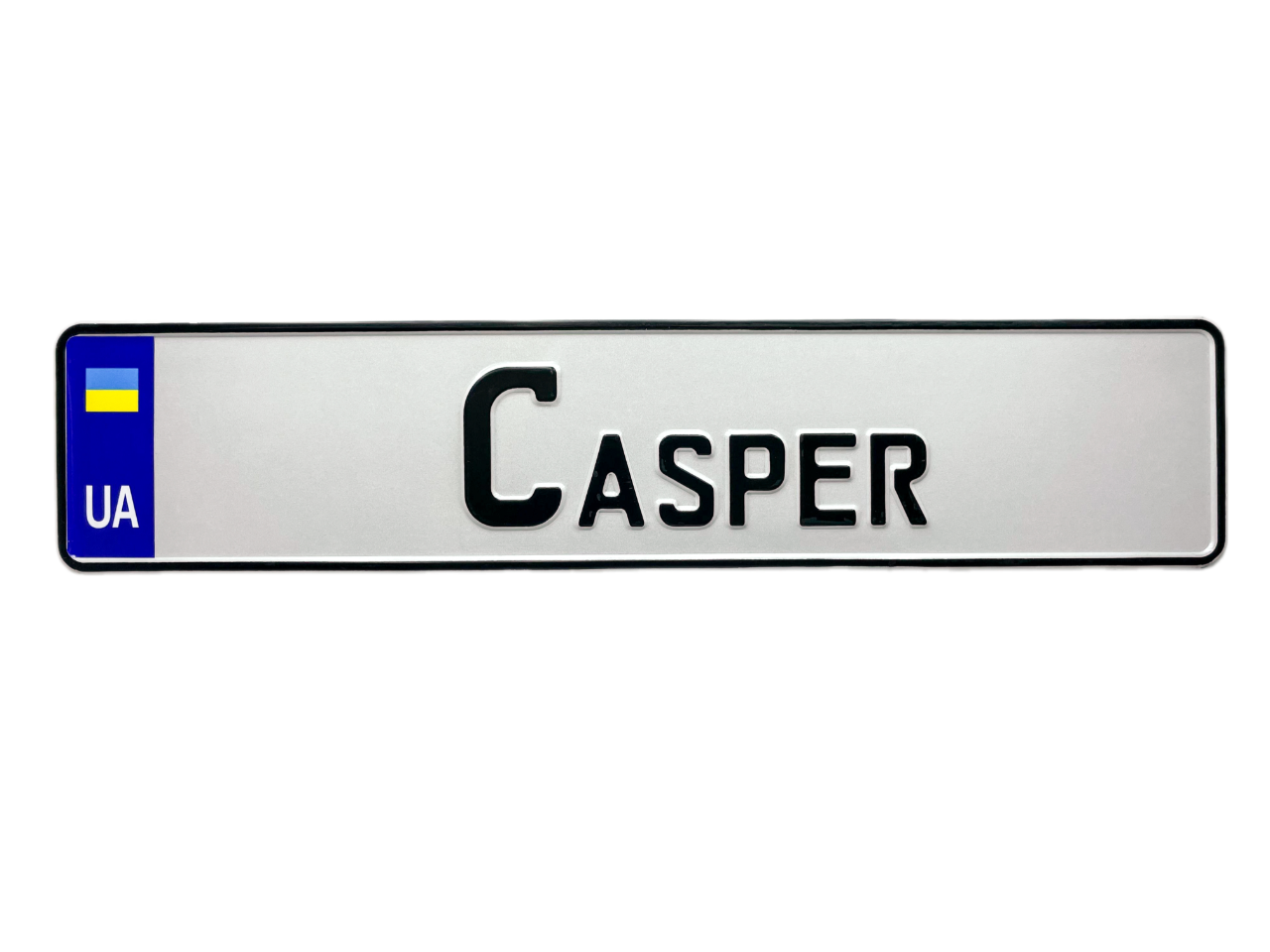 Сувенірний номерний знак на авто "Casper"