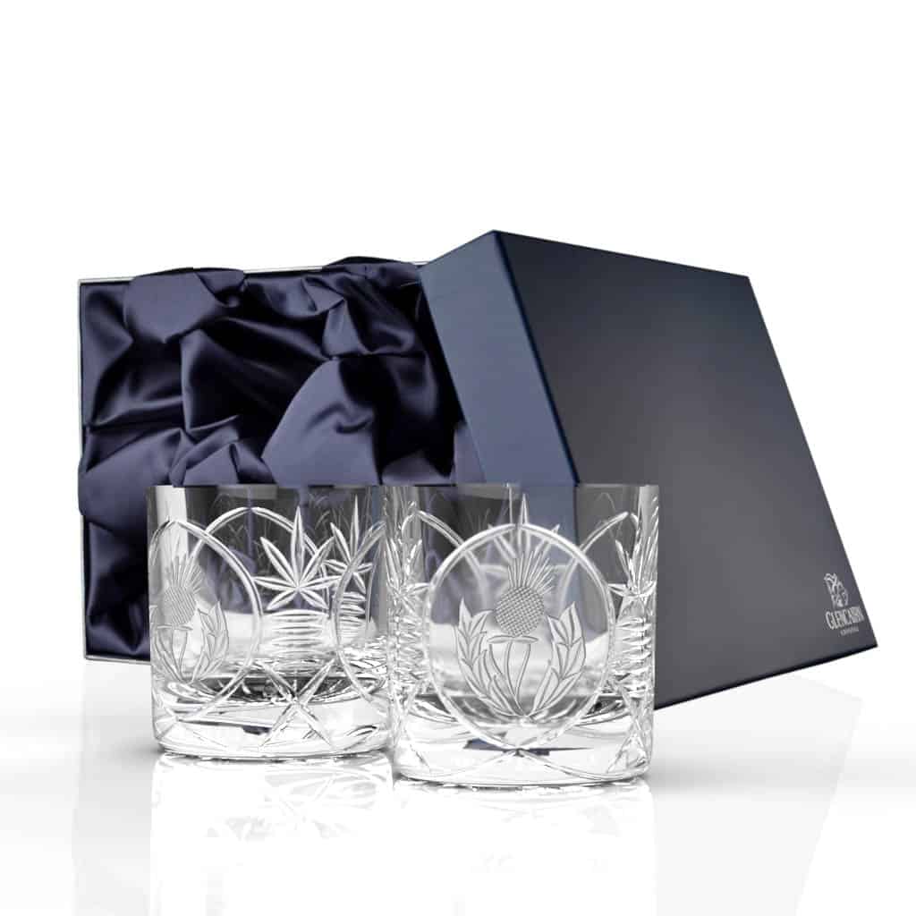 Набір стаканів для віскі Glencairn Bothwell Thistle Whisky Tumbler, 2 стакана