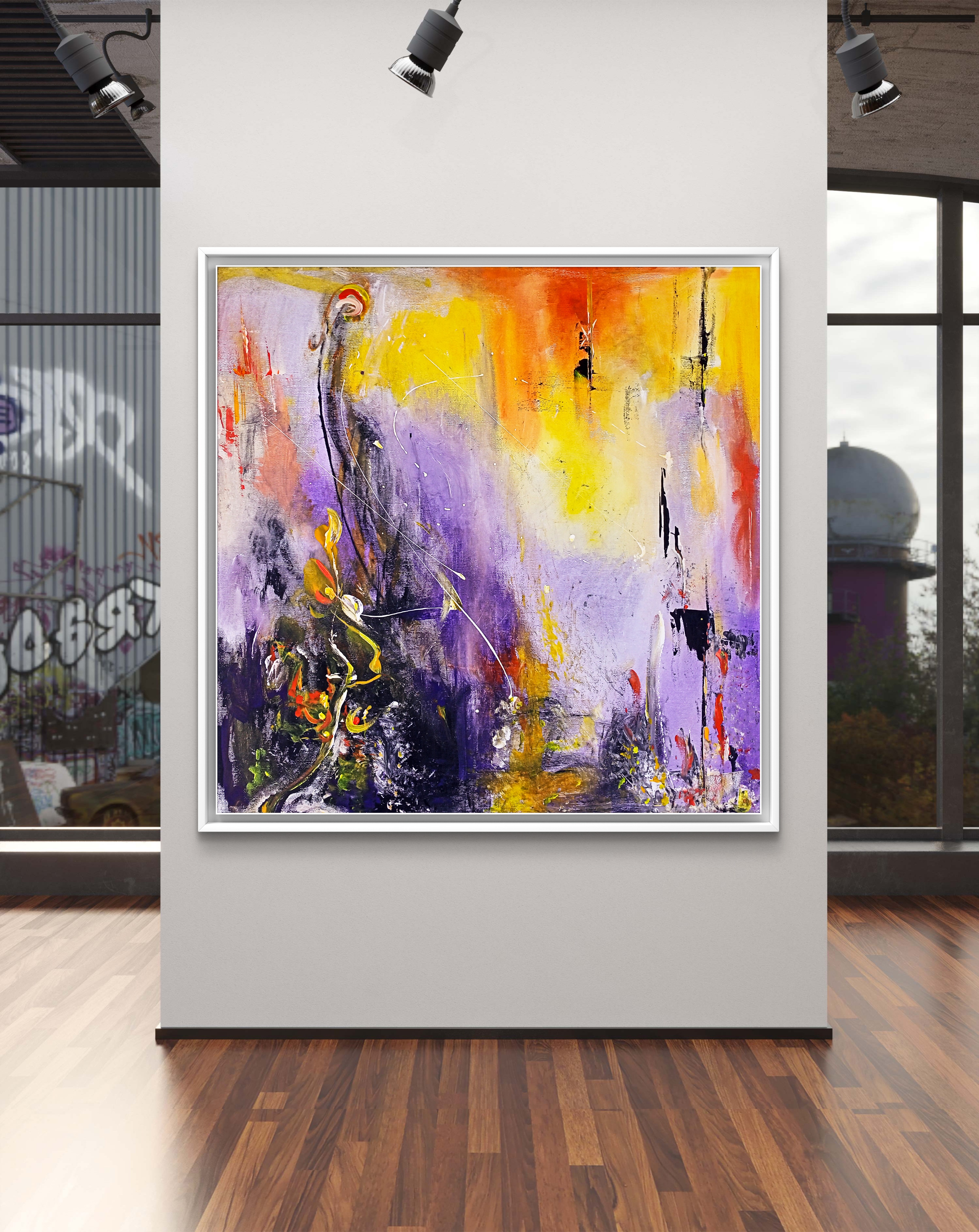 Абстрактна картина на холсті "Українське літо".