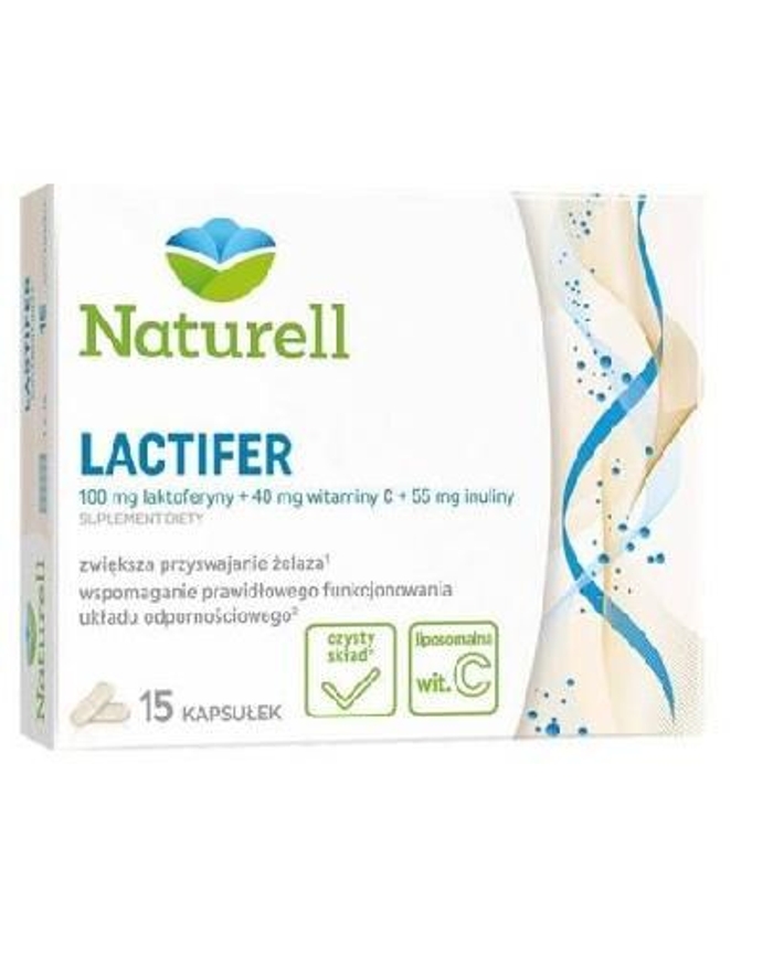 Naturell Lactifer забезпечує засвоєння заліза в організмі - 15 капс