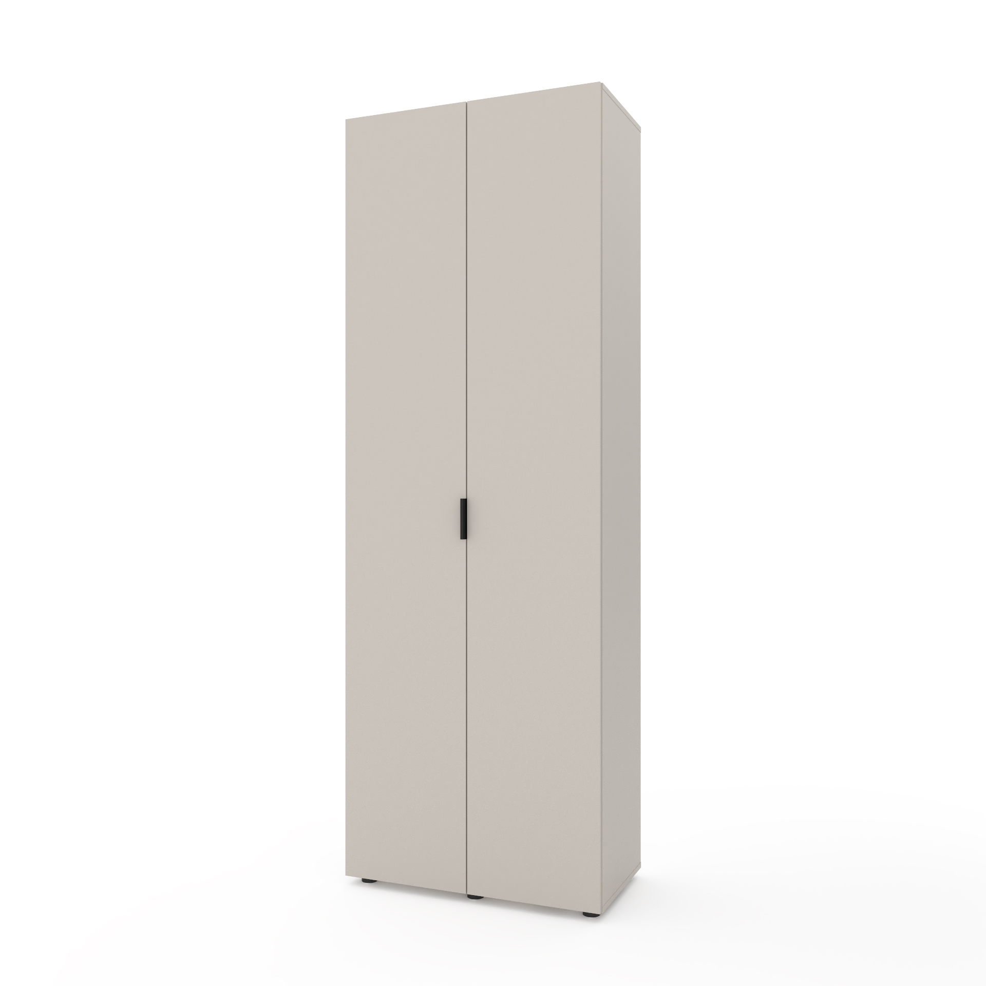 Дводверна розпашна шафа MA007K 800/420/2300 мм., колір кашемір