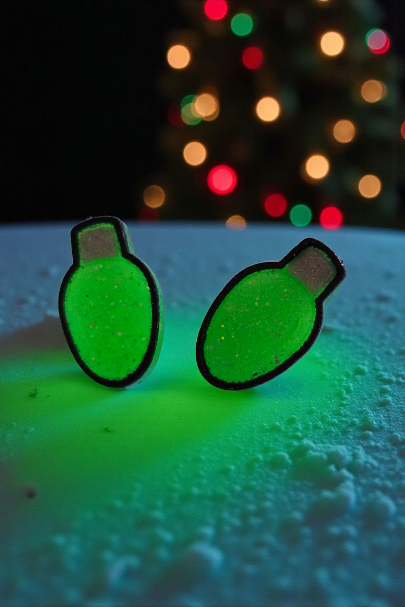 Christmas Bulb Earrings
