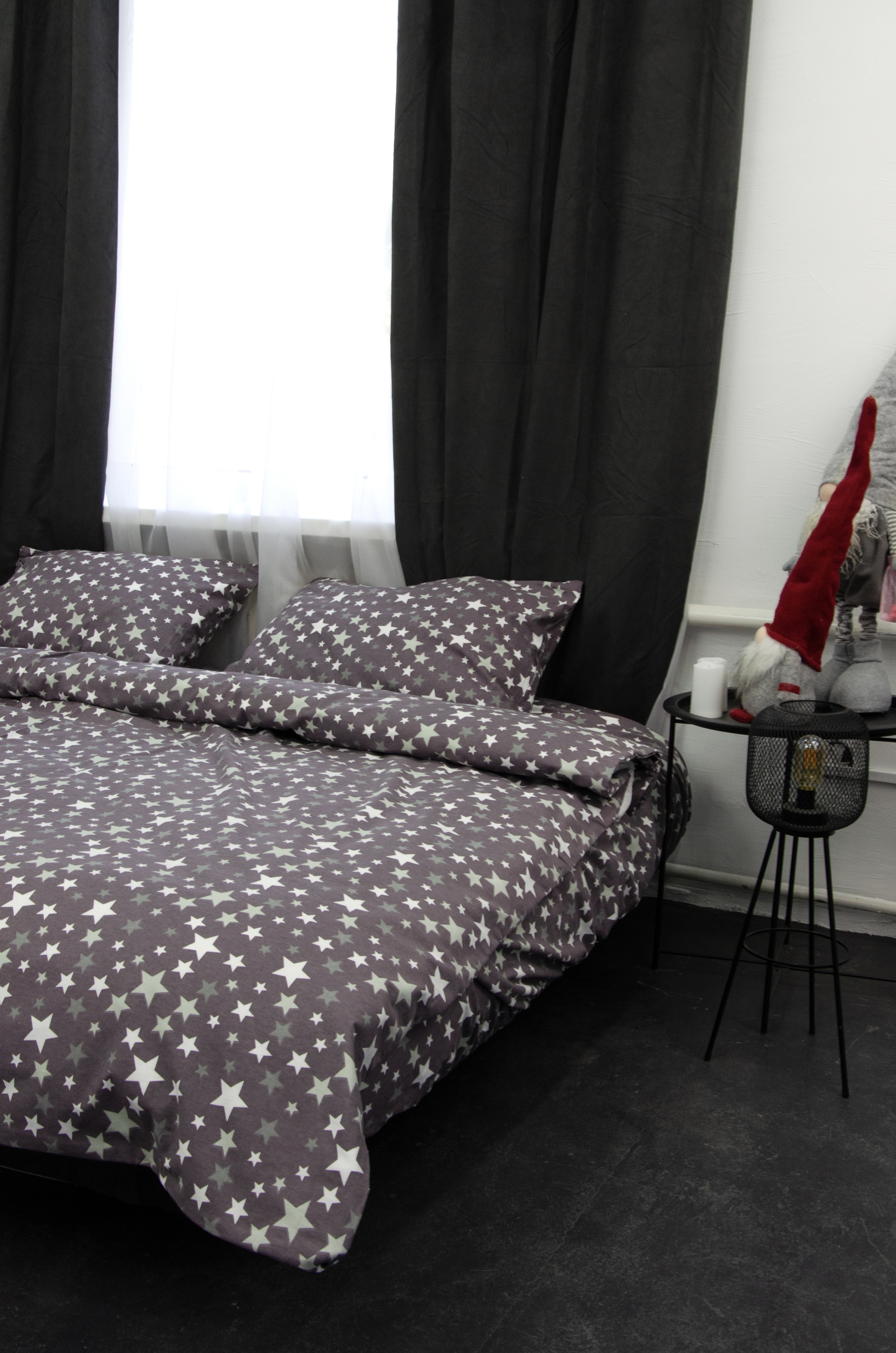 Постільний комплект Байка "Зірки на сірому"
