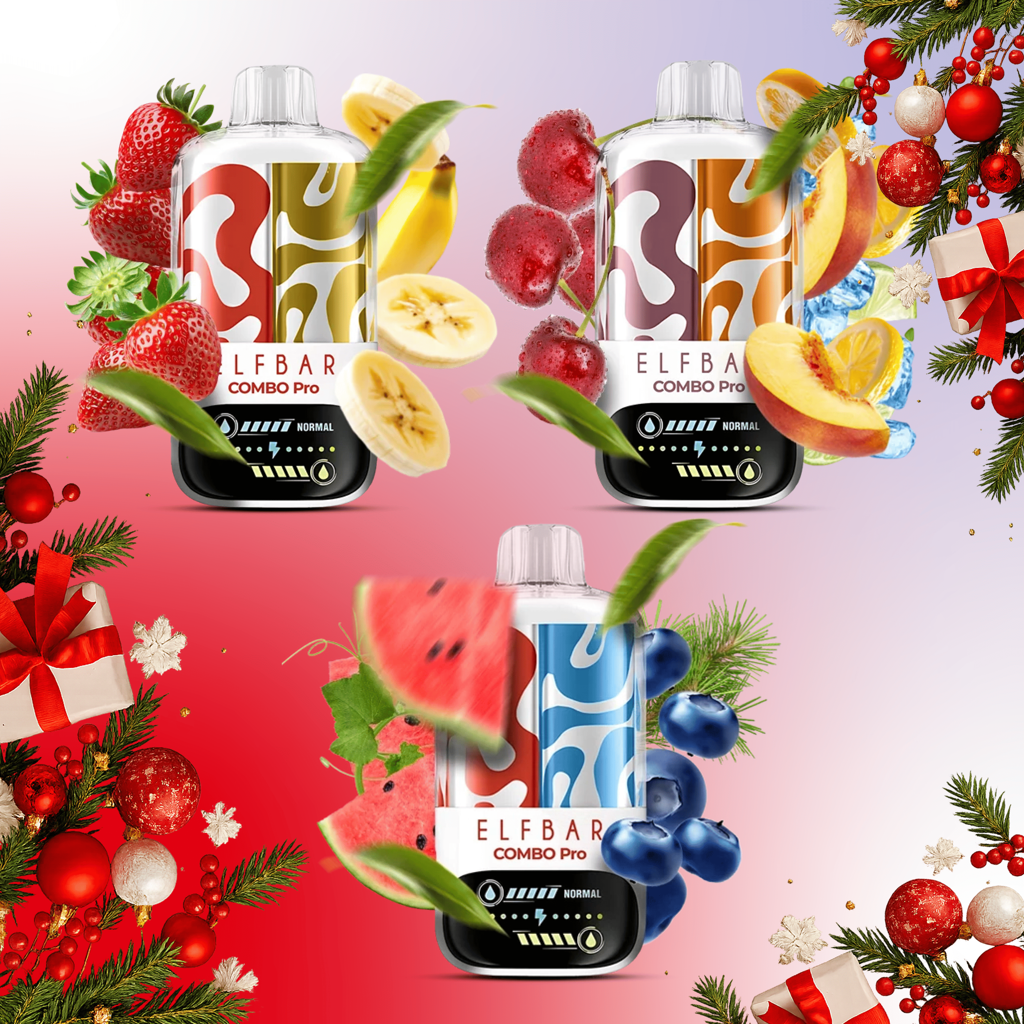 Новорічний Акційний Набір ELF BAR COMBO PRO 30000 3 шт 🎁🎄