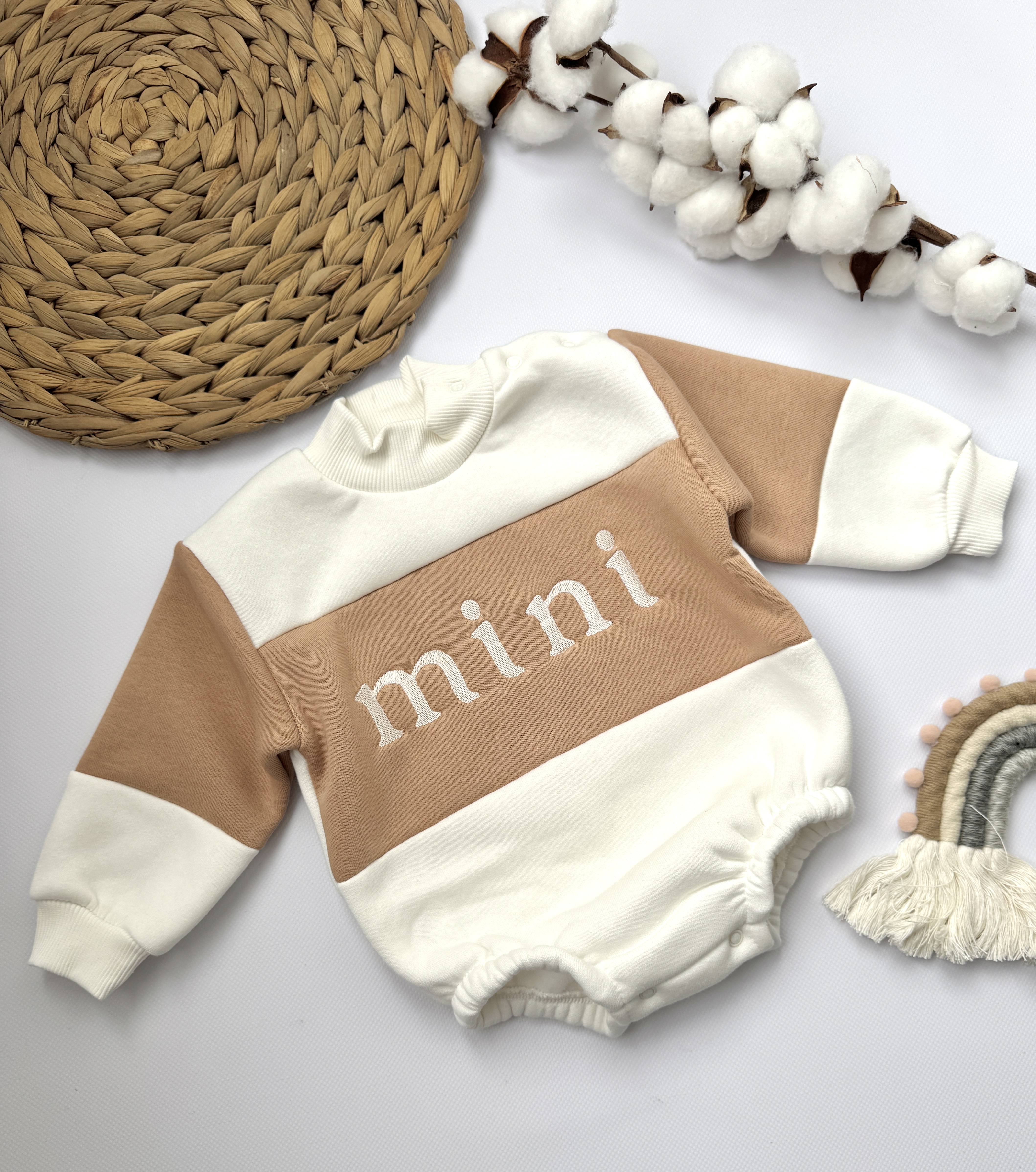 Теплий боді для новонароджених малюків (62,68,74 см)