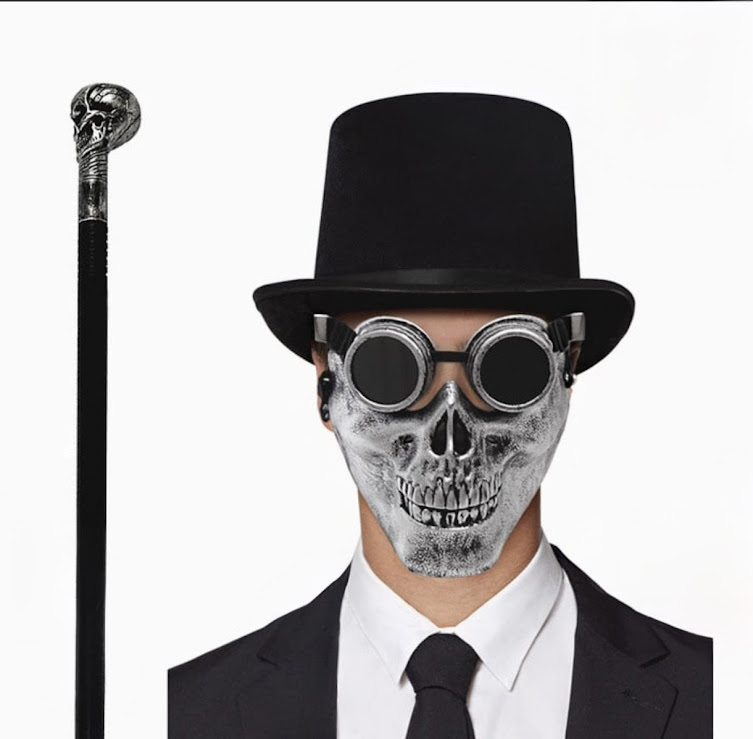 півмаска скелет