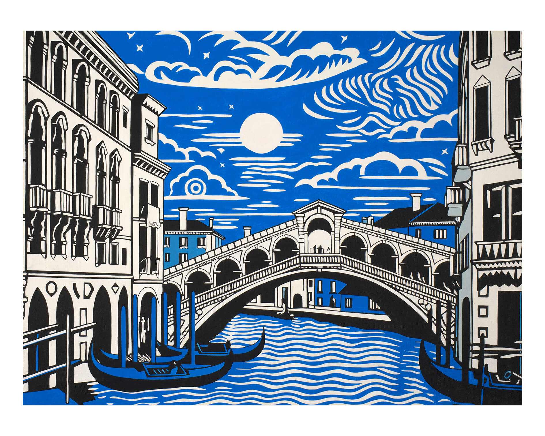 Evening in Venice, limited edition giclee print on paper
