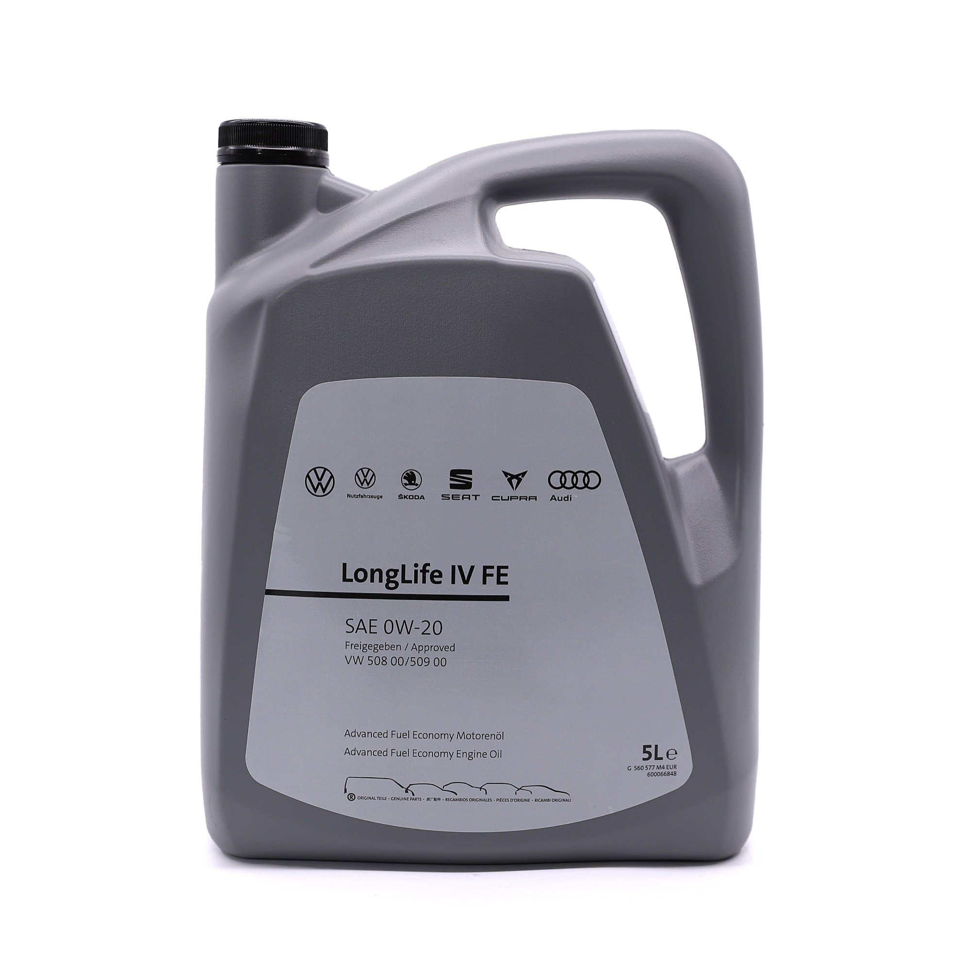 Олива моторна VAG 0W-20 Longlife IV 5L
