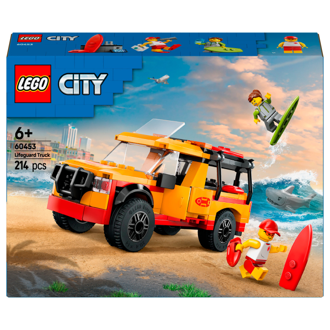 Конструктор LEGO City Пляжна рятувальна вантажівка (60453)