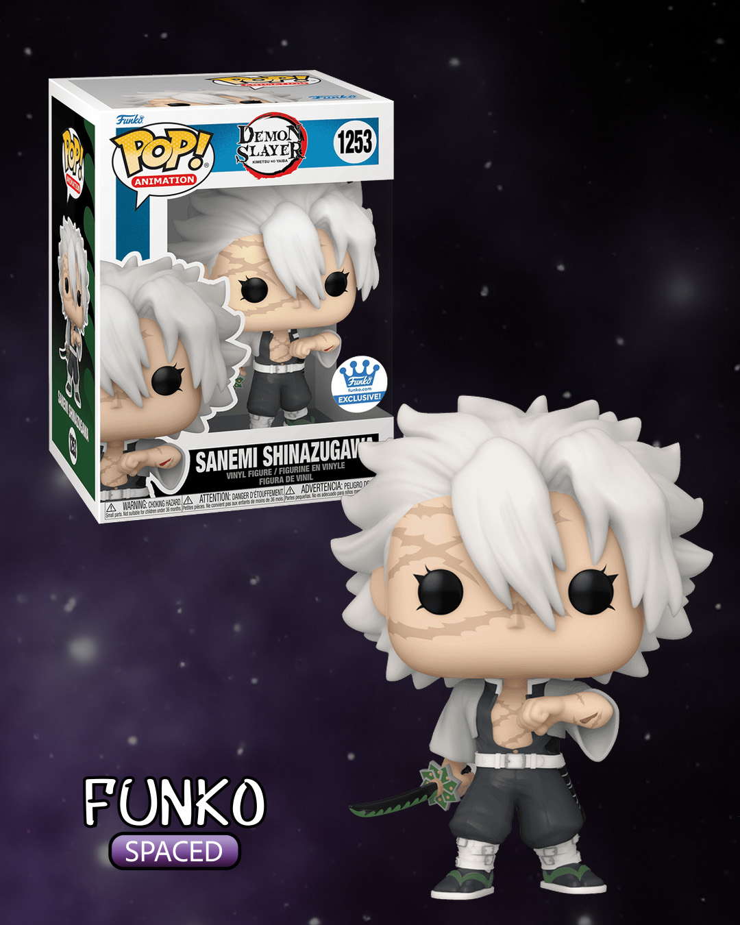 Фігурка Funko Pop Demon Slayer - Sanemi Shingazugawa | Фанко Поп Клинок, який знищує демонів - Санемі #1253