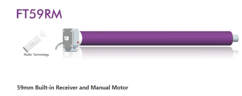 FT59RM-120/9 (230В/50Гц- Ip44). З вбудованим приймачем та аварійним розблокуванням