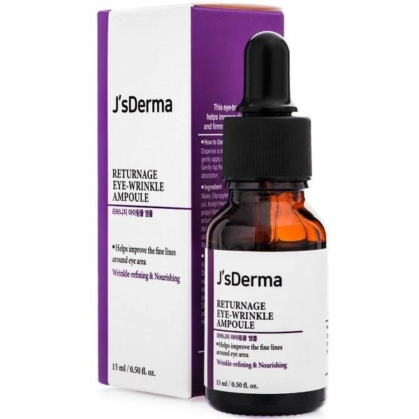 Сироватка для шкіри навколо очей антивікова J’sDerma Returnage Eye Wrinkle Ampoule 15 ml