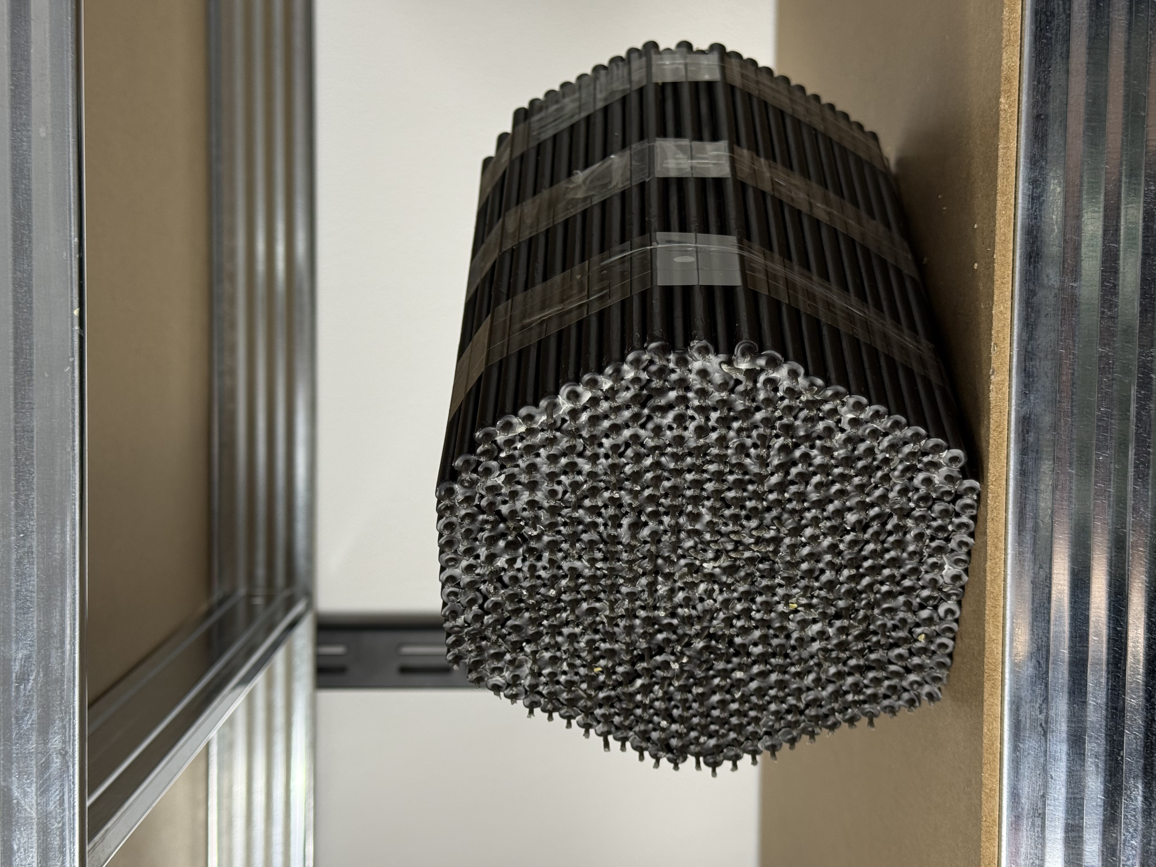 Воскові свічки 500 шт чорного кольору