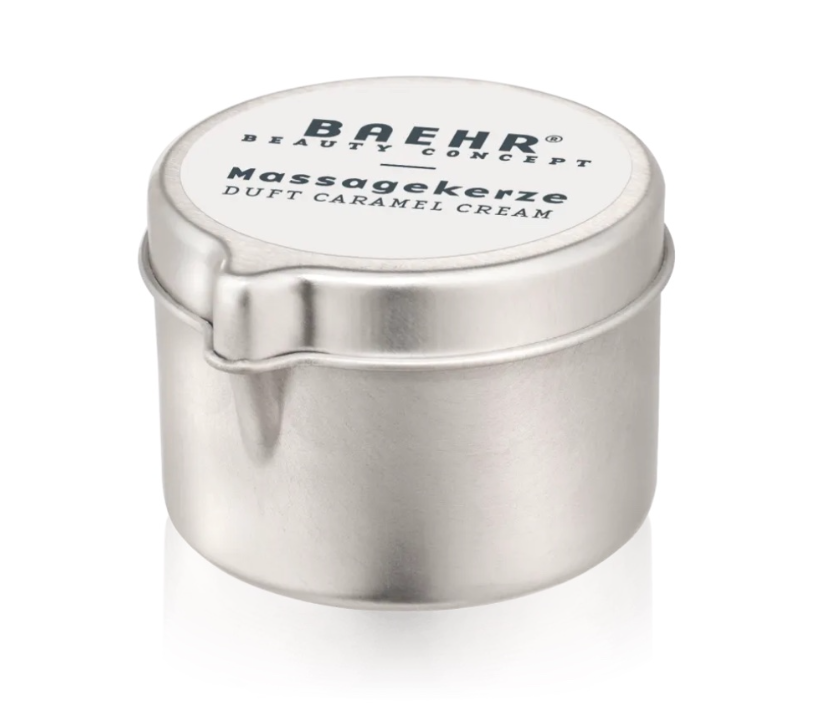 Масажна свічка з ароматом карамельного крему Baehr Massagekerze Caramel Cream, 50 мл