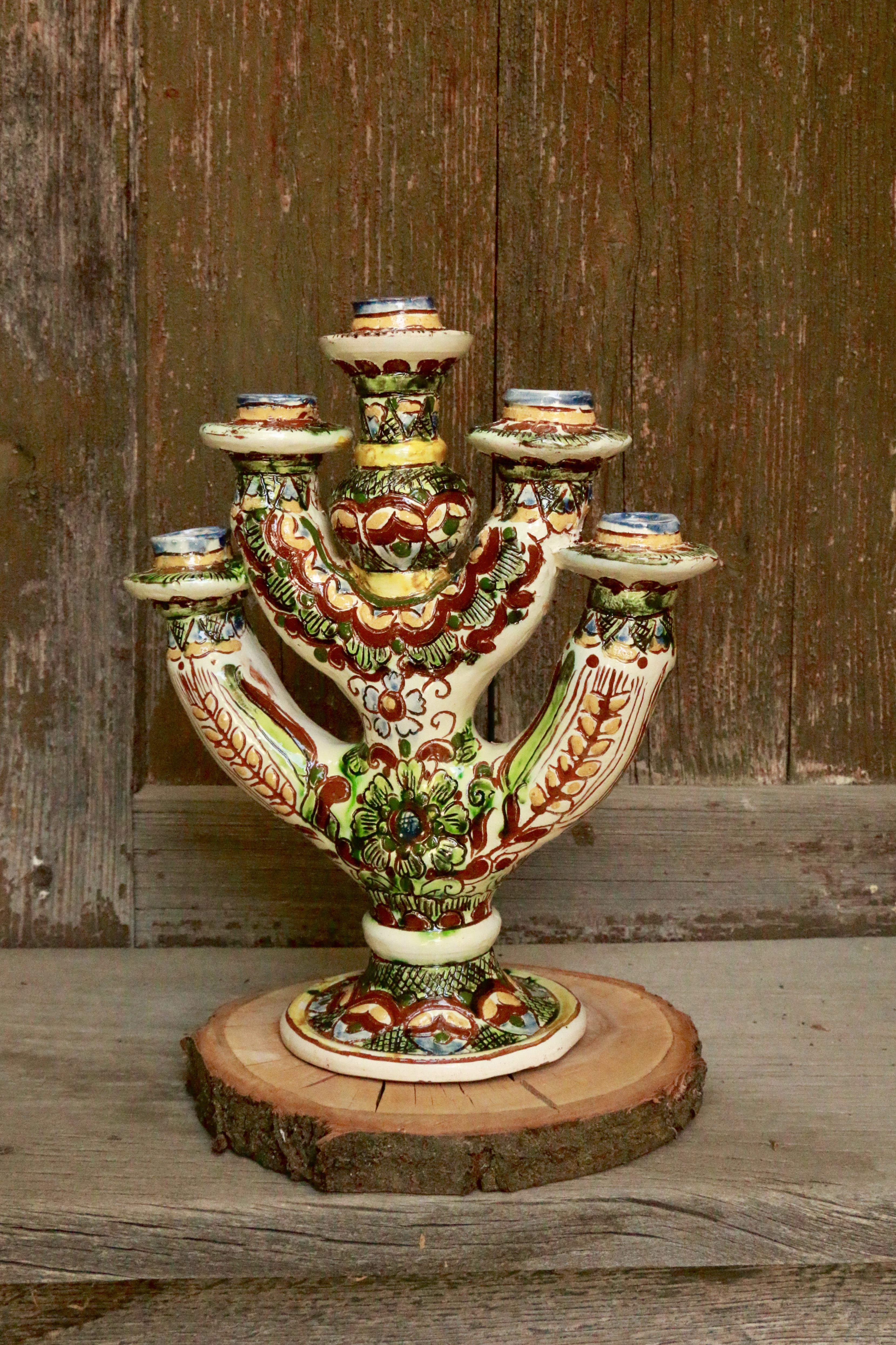 П'ятисвічник "Колоски", 29 см