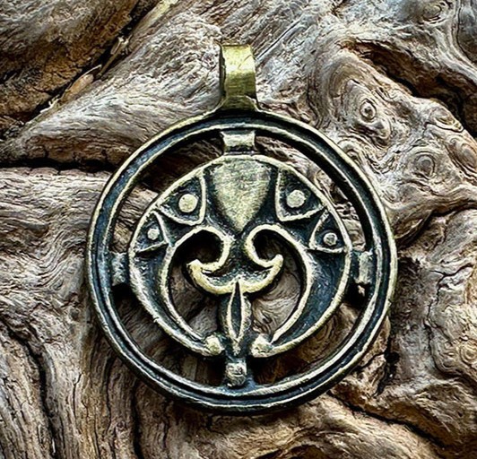 Підвіска Лунниця хрестовключна з Пересопниці #1