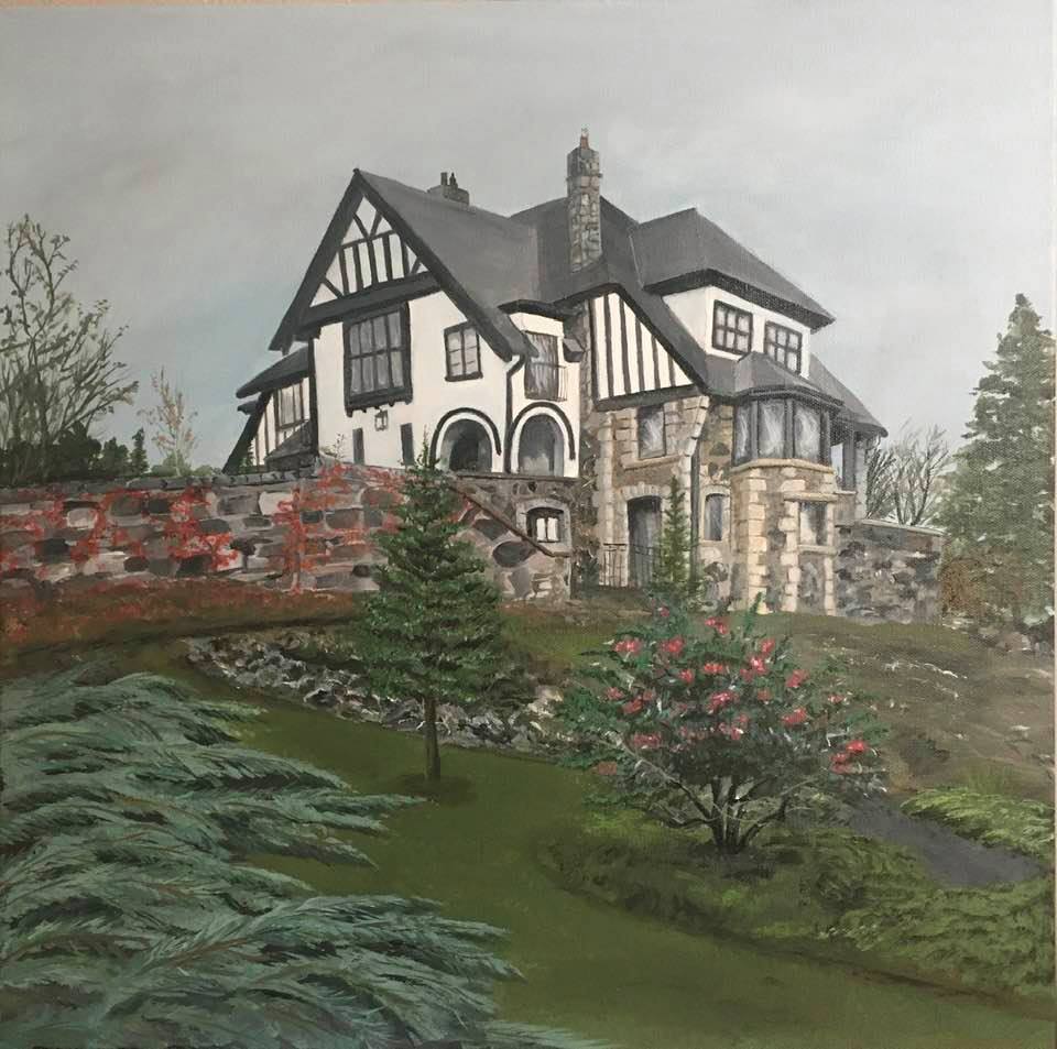 Victoria Home - Original Acrylic Painting