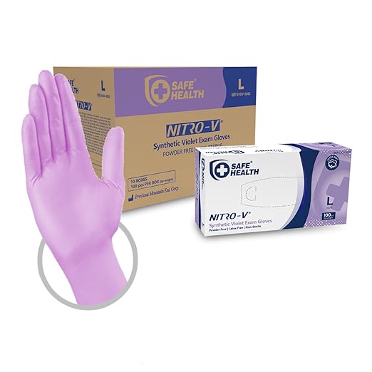 Disposable sterile latex-free powder-free examination gloves