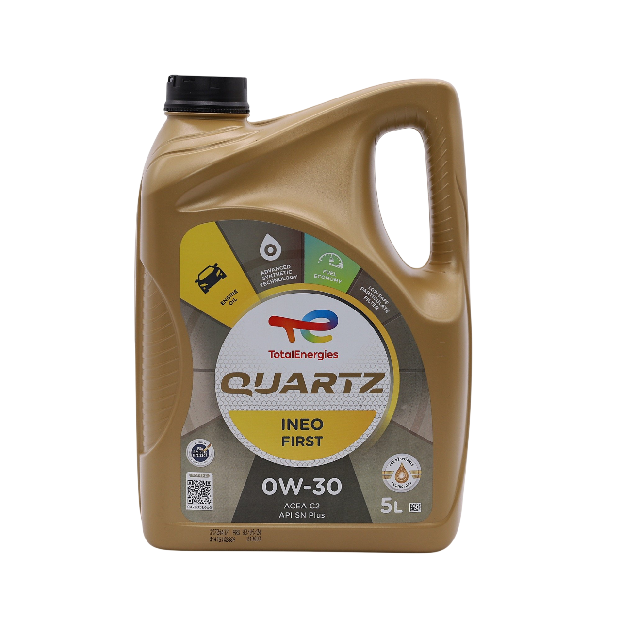 Олива моторна Total Quartz Ineo First 0W-30 5L