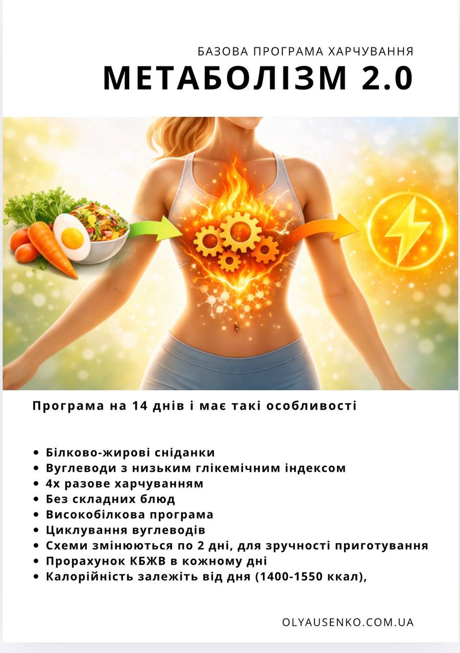 МЕТАБОЛІЗМ 2.0