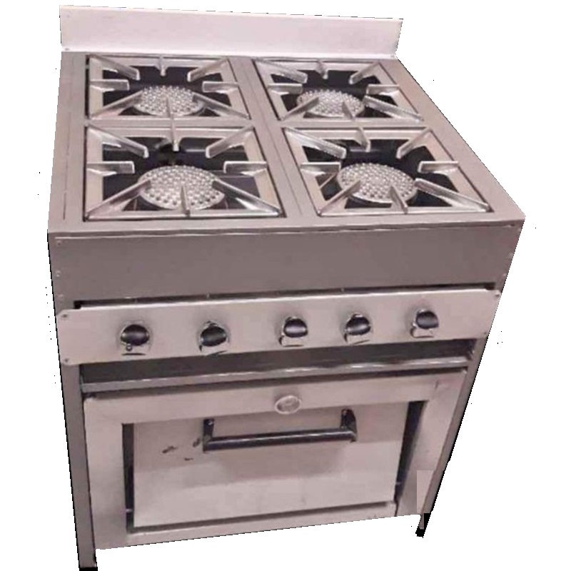 Cocina Multifuncional a Gas 5 en 1 - 4 Fogones + Horno
