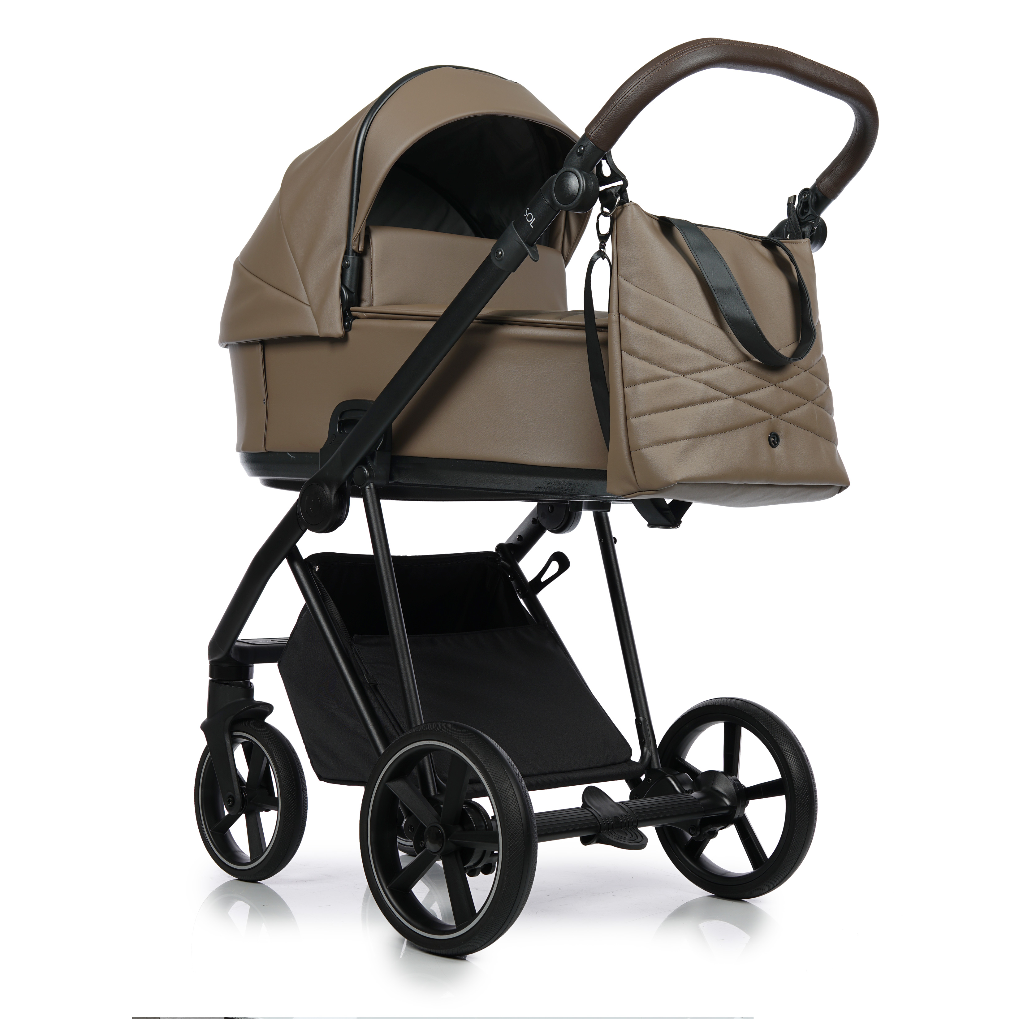 Коляска 2 в 1 Roan Ivi Camel ECO