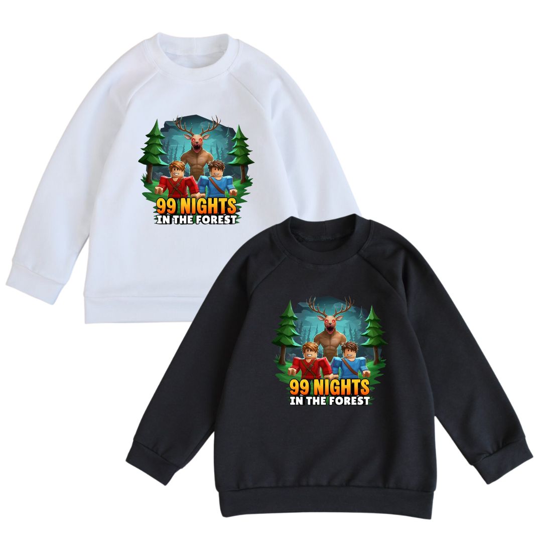 Світшот з принтом 99 Nights in The Forest 99 Ночей у Лісі