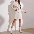 Cozy Long Teddy Coat Women's Outerwear | Warm Overcoat For Cold Weather