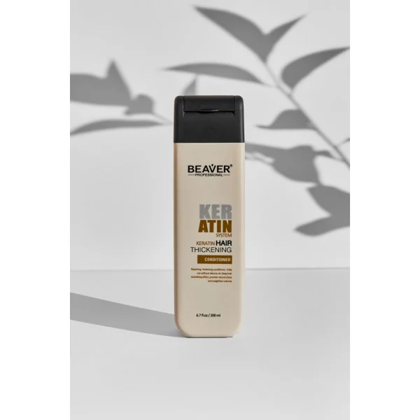 Кондиціонер з кератином для густоти і потовщення волосся 200 мл
