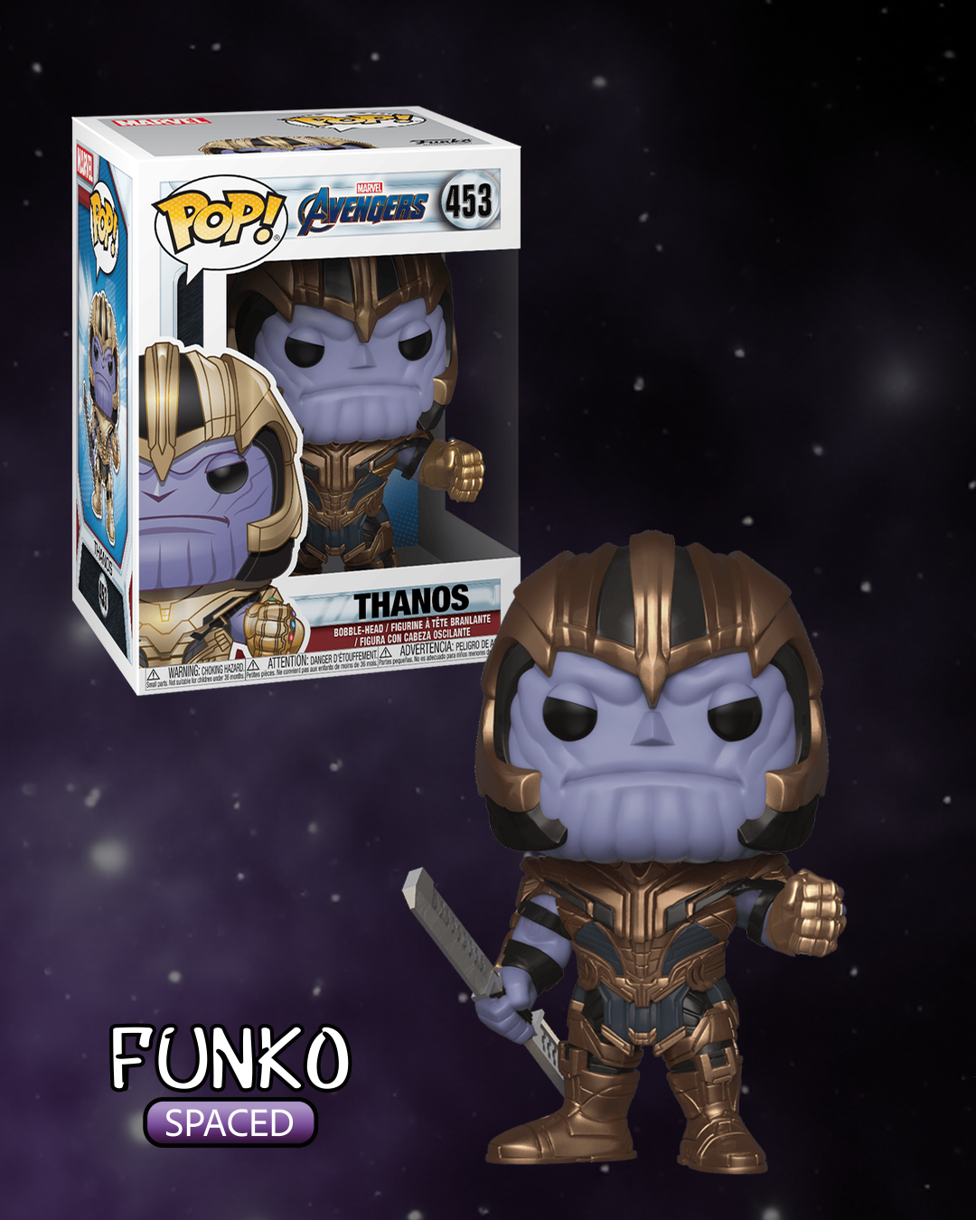 Фігурка Funko Pop Marvel - Thanos | Фанко Поп Марвел - Танос #453