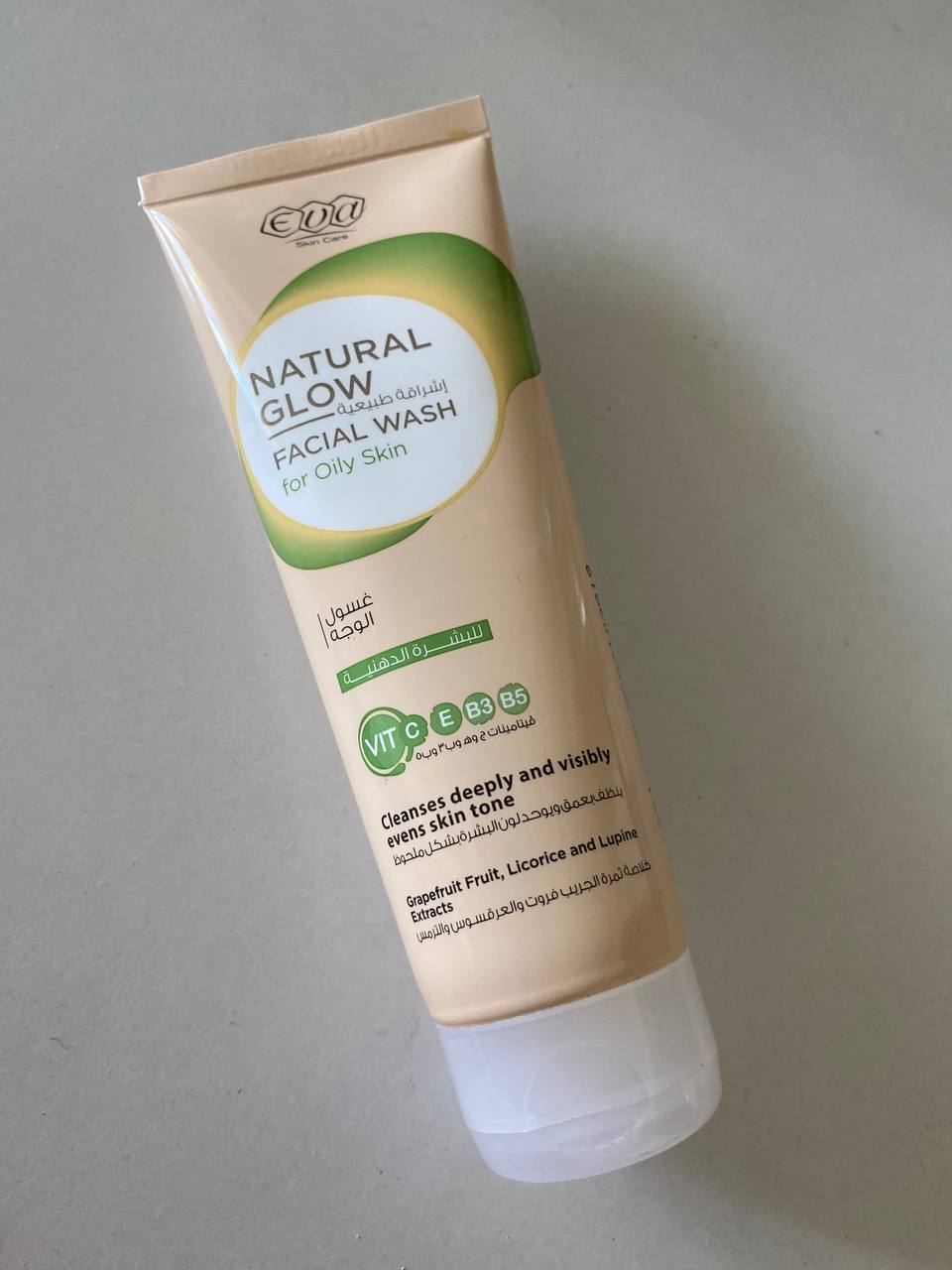 EVA Skin Care Natural Glow Facial Wash For Oily Skin Гель для вмивання для жирної шкіри обличчя 100 мл