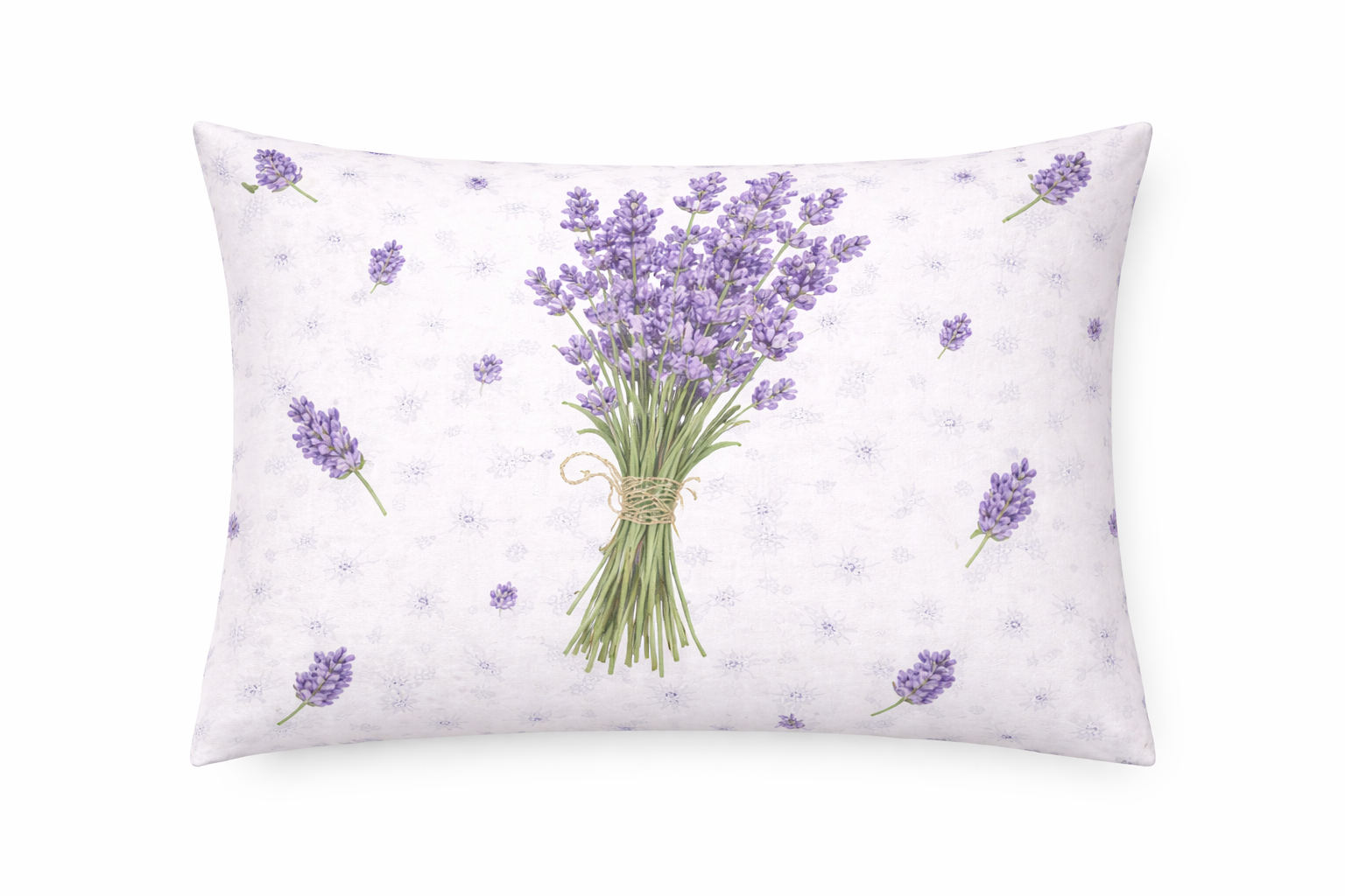 Наволочка ранфорс принт "Лаванда"