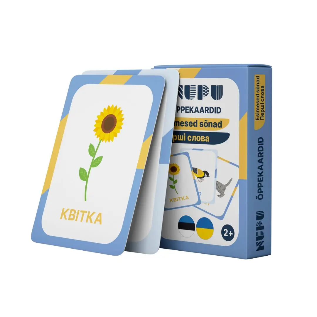 Õppekaardid: Esimesed sõnad (ukraina-eesti). Навчальні картки: Перші слова (українсько-естонська)