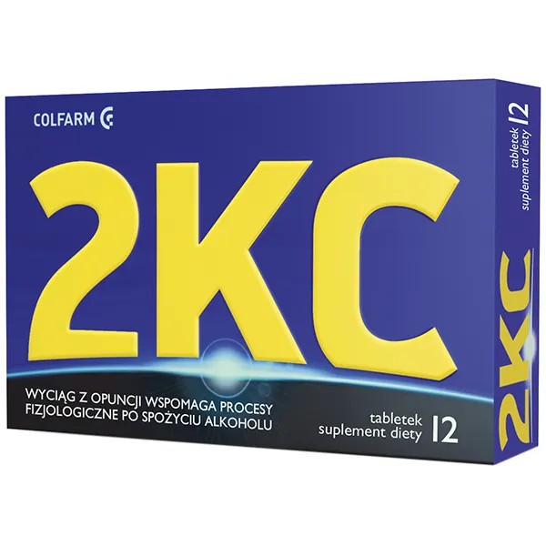 2KC від похмілля - 12 таблеток