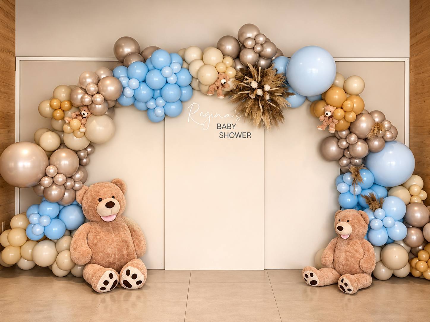 Dream Teddy Bear Baby Shower Backdrop