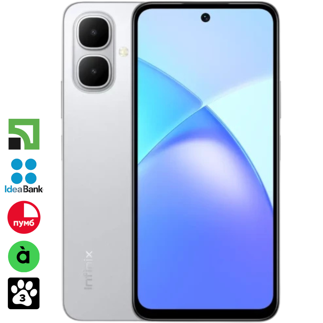 Смартфон Infinix Smart 10 X6725 4/128GB Titanium Silver