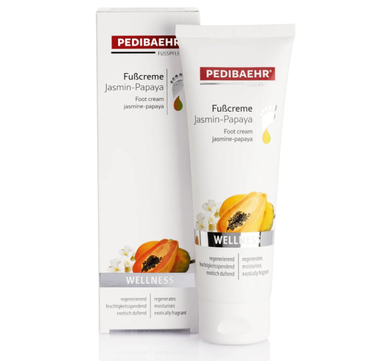 Крем для рук та ніг з ароматом жасмину та папайї PediBaehr Jasmin Papaya, 125 мл
